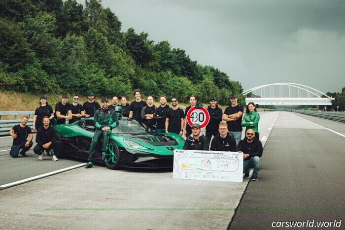Este vehículo eléctrico que acaba de batir récords hace que Koenigsegg parezca lento | Carscoops